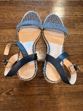 Tommy Hilfiger Blue & White Sandals